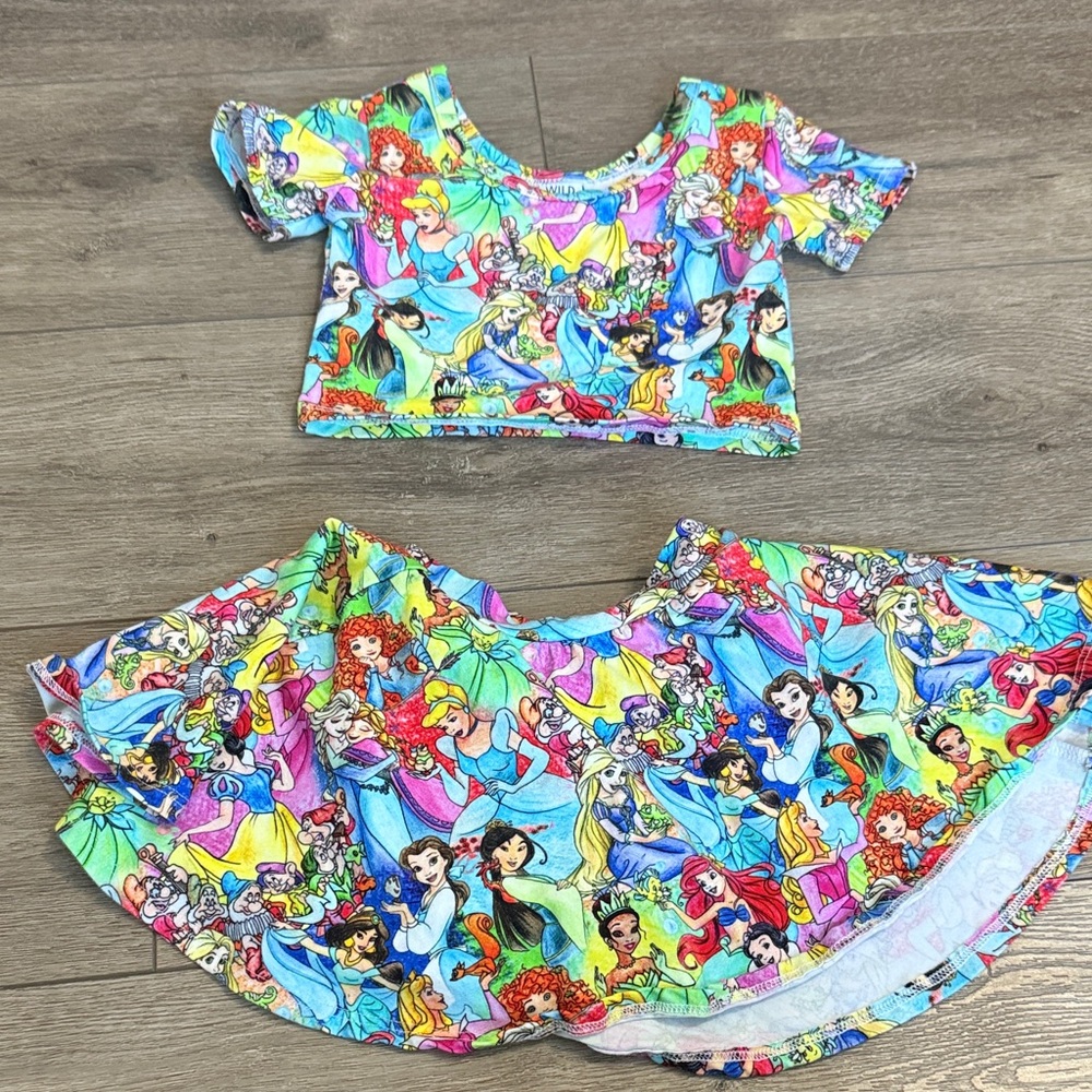 Wild Rich Kids Disney Princess two piece set